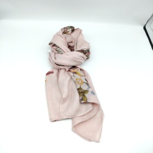 Pink butterfly bird scarf